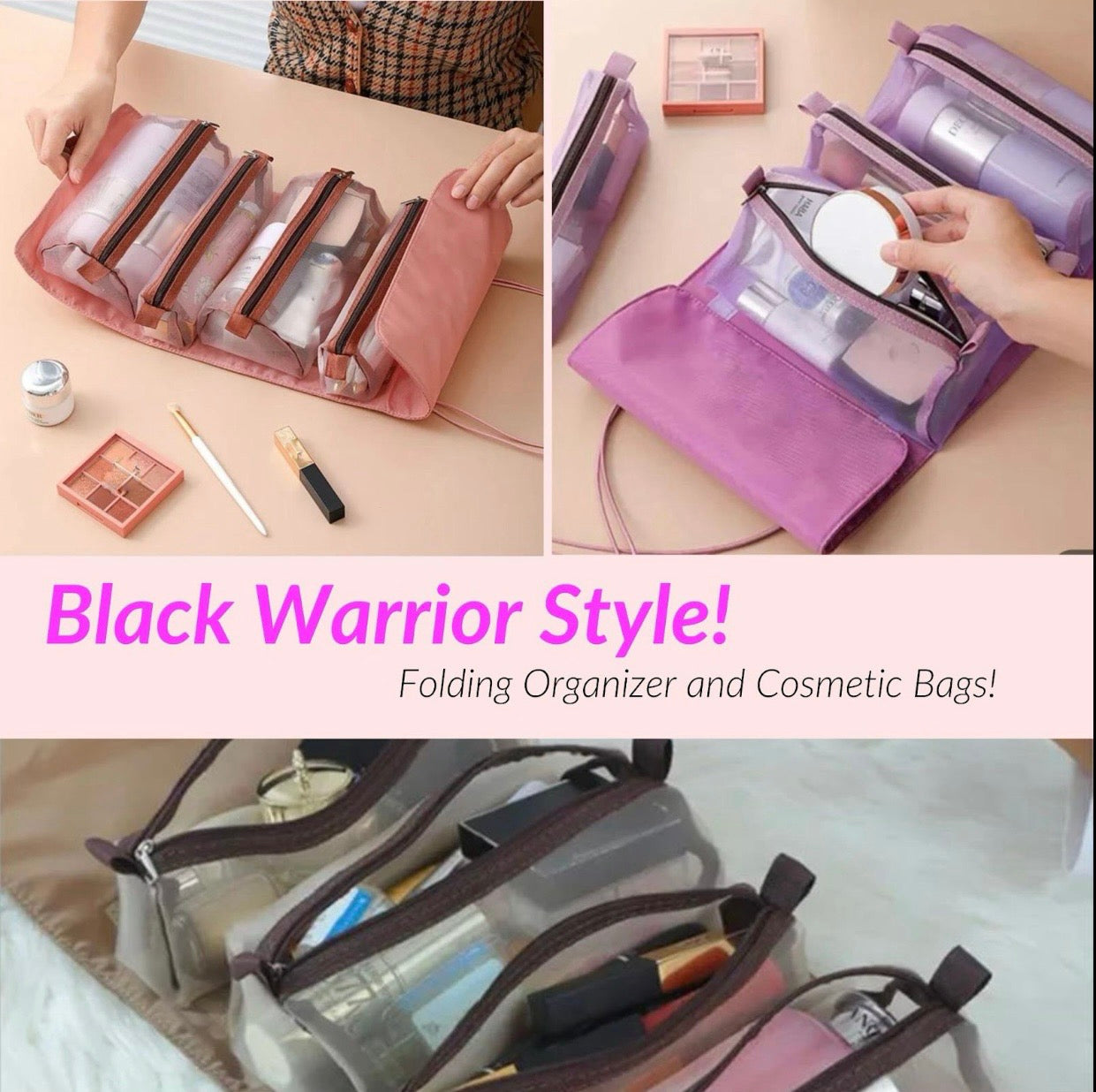 Multi Functional Organizer and Cosmetic Bags