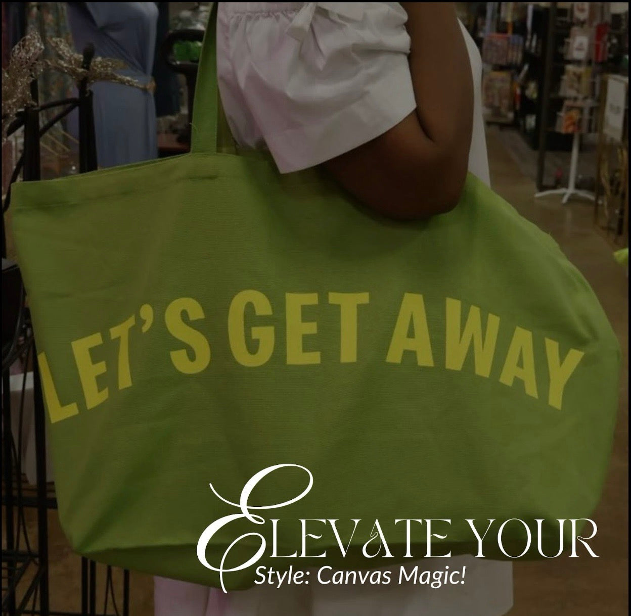 My Everything and Let's Get Away Tote Bag