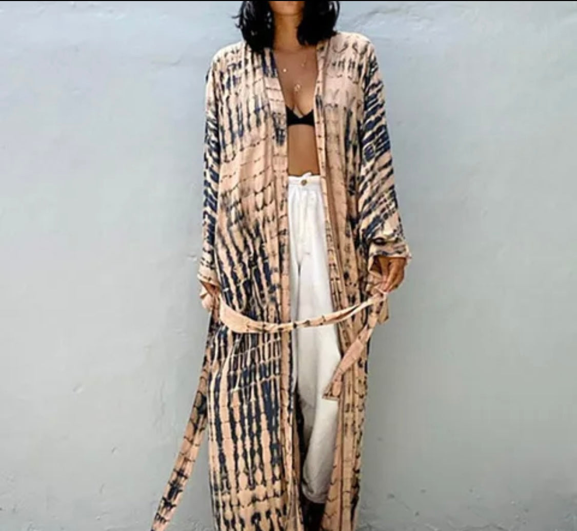 Tie/Dye Print Kimonos/Coverups